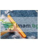 Четка за почистване на котешки и кучешки косми от дрехи и килими двустранна